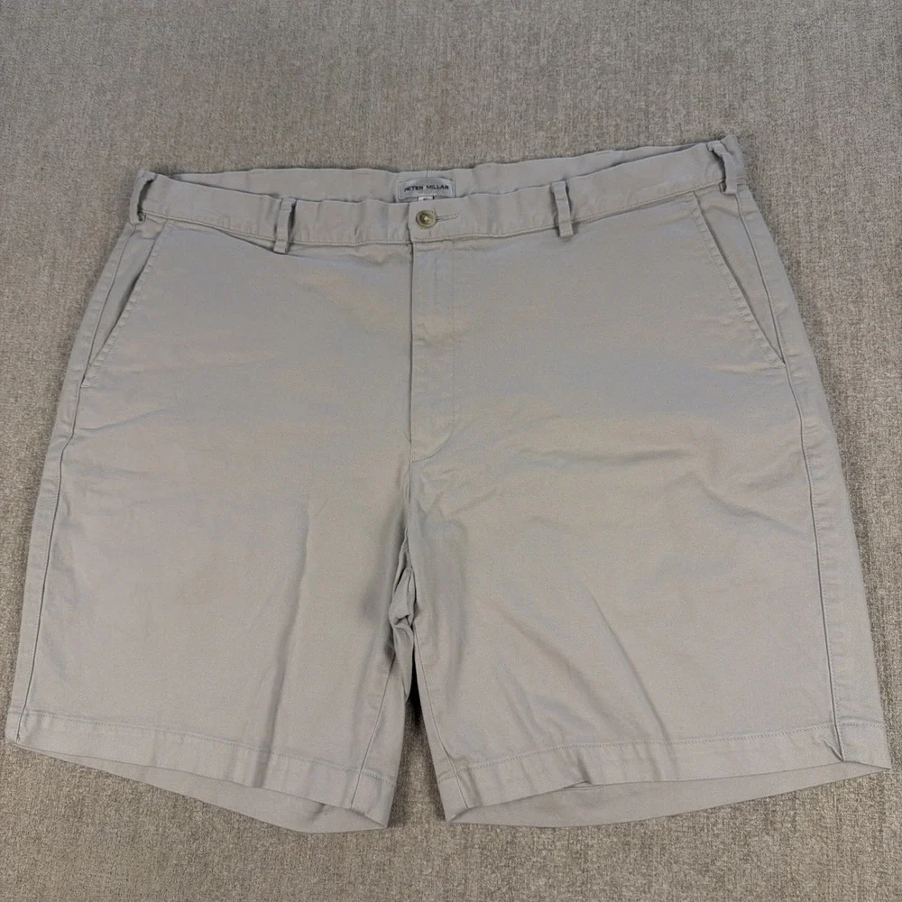 Peter Millar Shorts Men's 40 Beige Khaki Cotton‎  8